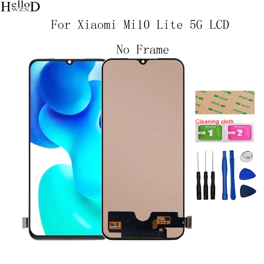 6.4 Inch For Xiaomi Mi10 Lite LCD Display Touch Screen Replacement For Mi 10 Lite Assembly Repair Parts+Tools
6.4 Inch For Xiaomi Mi10 Lite LCD Display Touch Screen Replacement For Mi 10 Lite Assembly Repair Parts+Tools