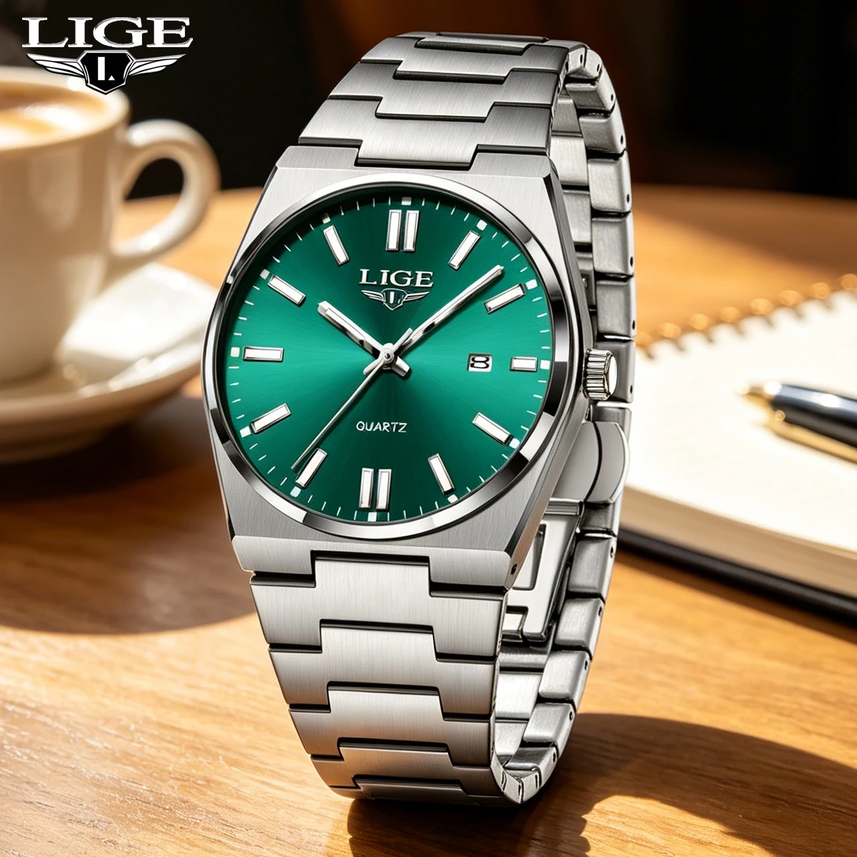 LIGE Men's Watches Steel Sports Fashion Original Quartz Watch for Man Waterproof Luminous Date Clock Reloj Hombre Box
LIGE Men's Watches Steel Sports Fashion Original Quartz Watch for Man Waterproof Luminous Date Clock Reloj Hombre Box