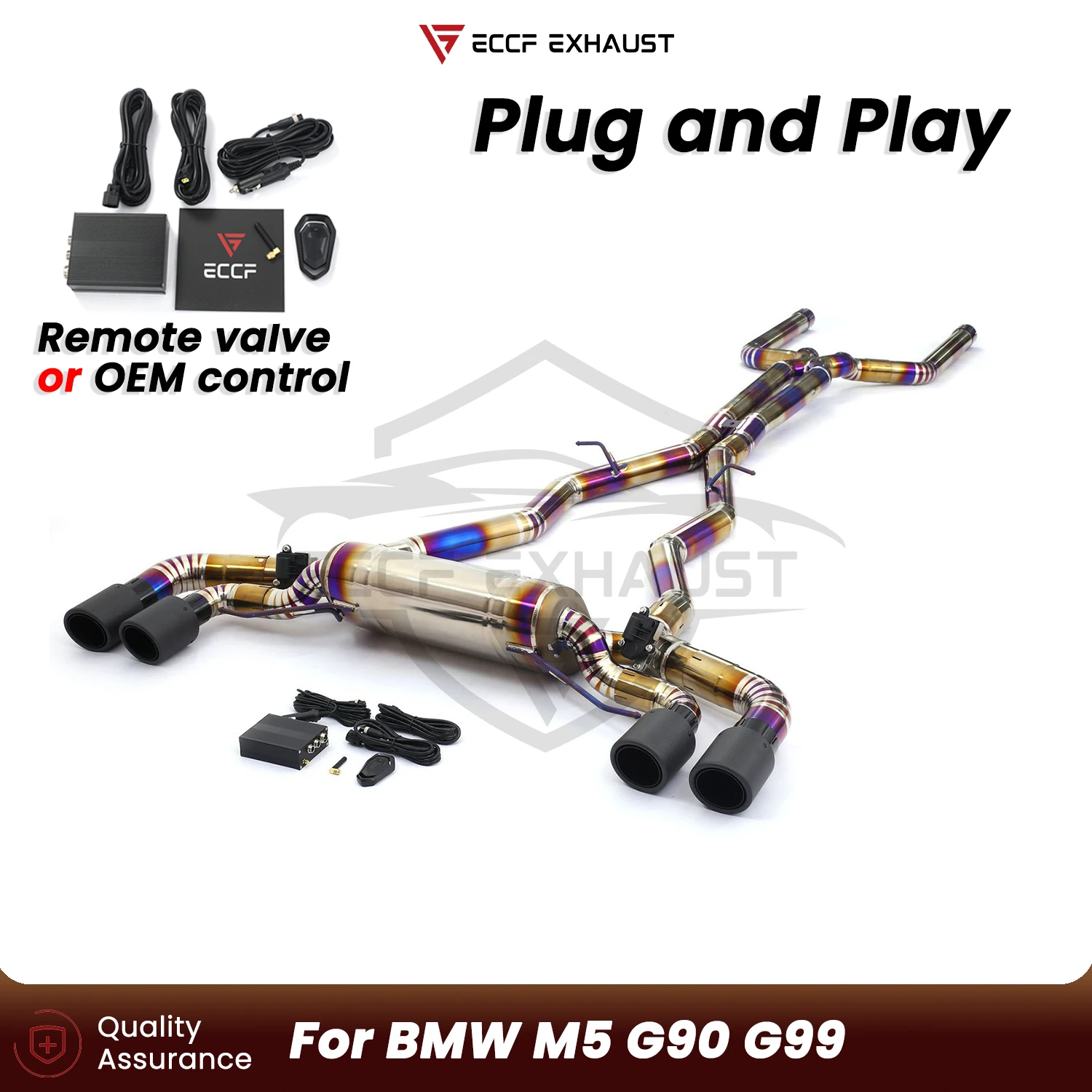 For BMW M5 G90 G99 Titanium Exhaust System Plug and Play Performance Upgrade Easy Installation
For BMW M5 G90 G99 Titanium Exhaust System Plug and Play Performance Upgrade Easy Installation