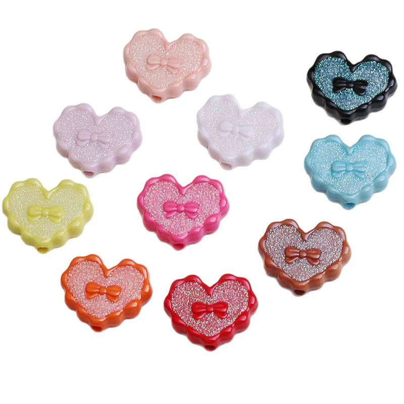 2025Newest 50pcs/lot color glitter effect cartoon hearts shape acrylic straight hole beads diy jewelry garment hair accessory
2025Newest 50pcs/lot color glitter effect cartoon hearts shape acrylic straight hole beads diy jewelry garment hair accessory