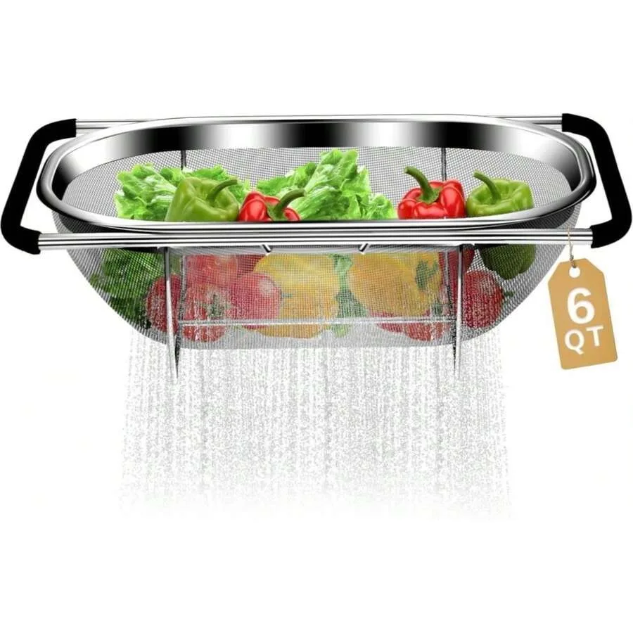 【New style】4-1 Colander With Bowl Set - Rotatable Strainers For Kitchen, Food Strainers And Colanders, Funny Presents For Women
【New style】4-1 Colander With Bowl Set - Rotatable Strainers For Kitchen, Food Strainers And Colanders, Funny Presents For Women
