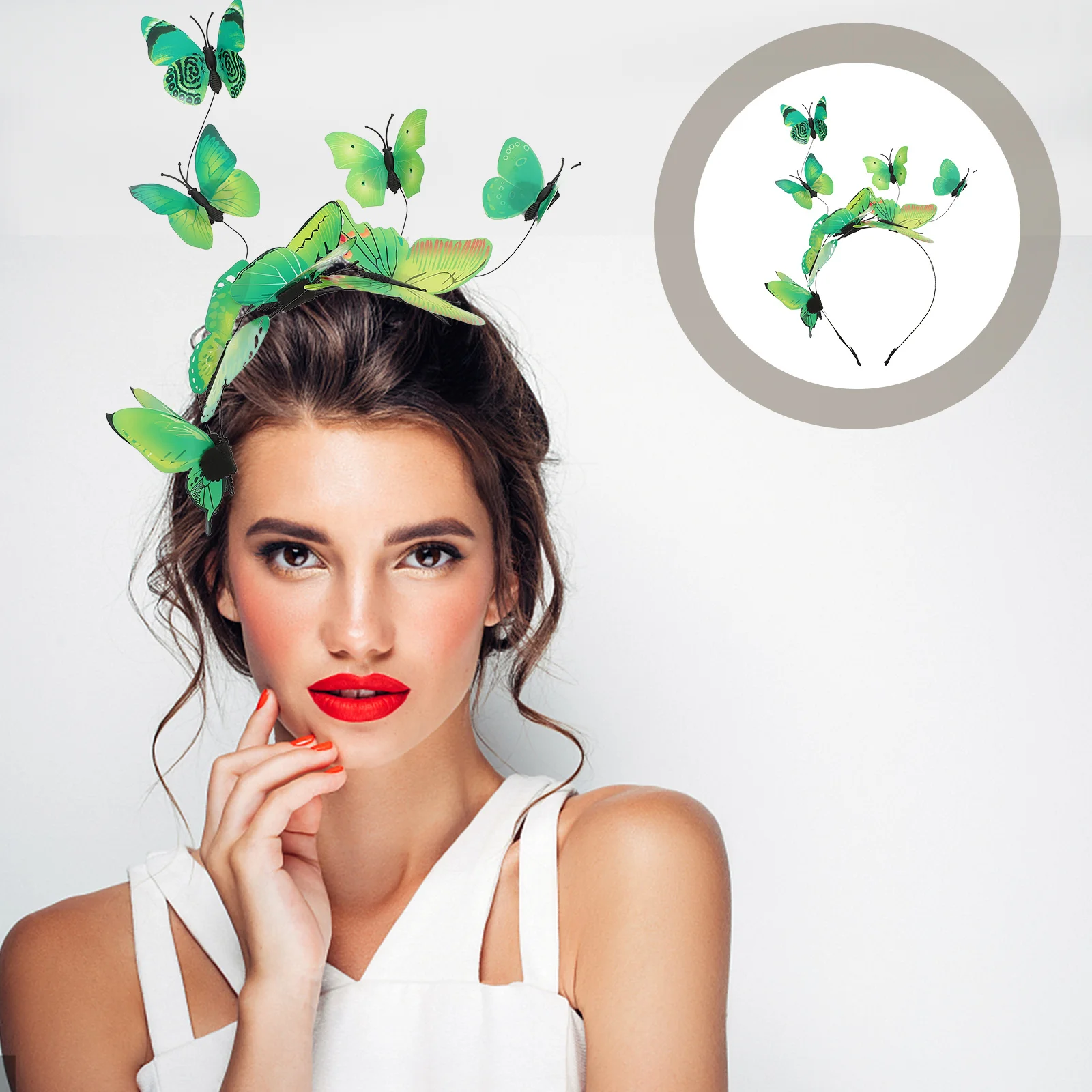 Butterfly Headband for Women Elegant Party Hair Hoop Halloween Costume Headpiece Festival Wedding Decorative Accessory
Butterfly Headband for Women Elegant Party Hair Hoop Halloween Costume Headpiece Festival Wedding Decorative Accessory