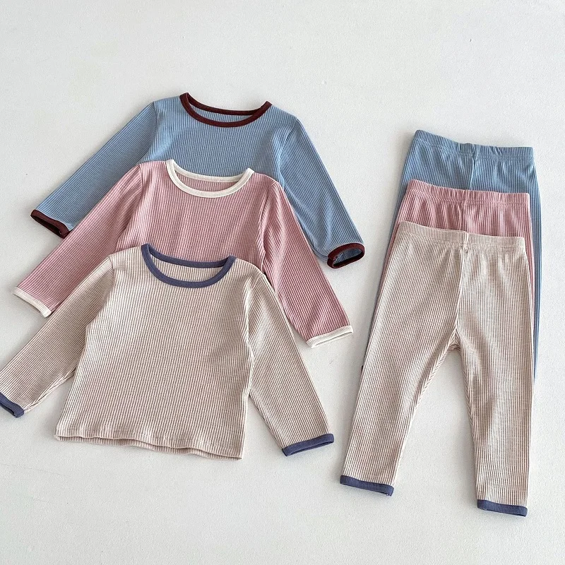 Children's Home Clothing Autumn Girls Long Sleeved T-Shirt Bottom Shirt Boys Baby Pullover Long Pants Set 0-4 Years old
Children's Home Clothing Autumn Girls Long Sleeved T-Shirt Bottom Shirt Boys Baby Pullover Long Pants Set 0-4 Years old
