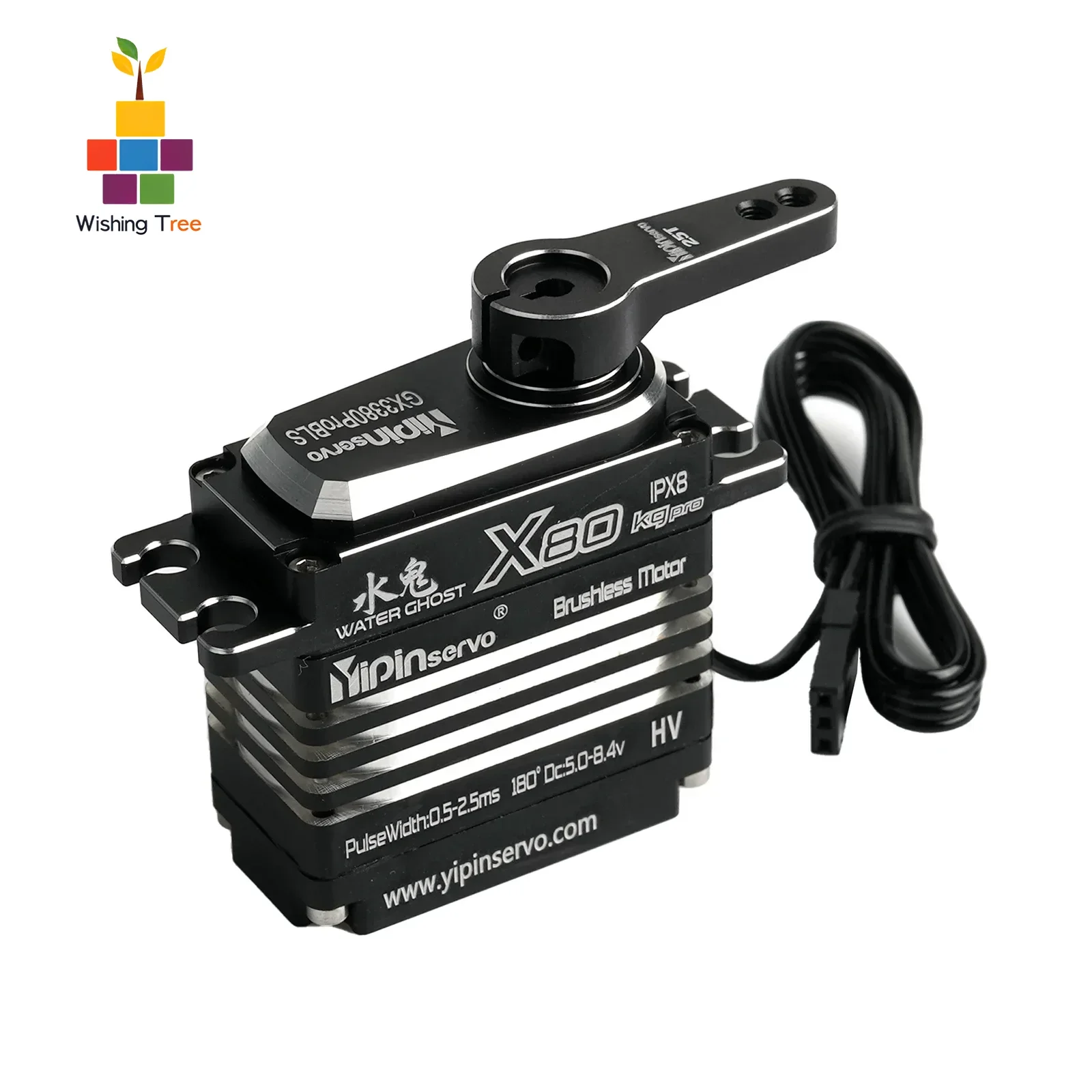 X80 80 кг цифровой сервопривод с высоким крутящим моментом IPX8 водонепроницаемый бесщеточный двигатель для радиоуправляемых автомобилей/роботов
X80 80 кг цифровой сервопривод с высоким крутящим моментом IPX8 водонепроницаемый бесщеточный двигатель для радиоуправляемых автомобилей/роботов
