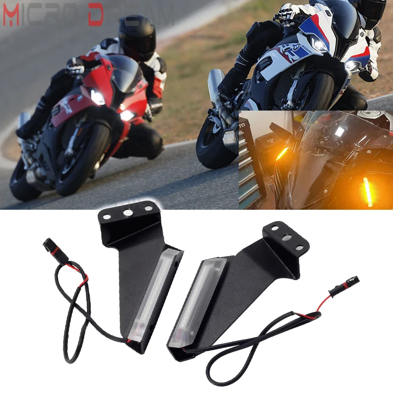 Motorcycle LED Front Turn Signal For BMW S1000RR S1000 RR 2019-2022 S 1000 RR Stealth Wing Indicator Blinker Accessories Lights
Motorcycle LED Front Turn Signal For BMW S1000RR S1000 RR 2019-2022 S 1000 RR Stealth Wing Indicator Blinker Accessories Lights