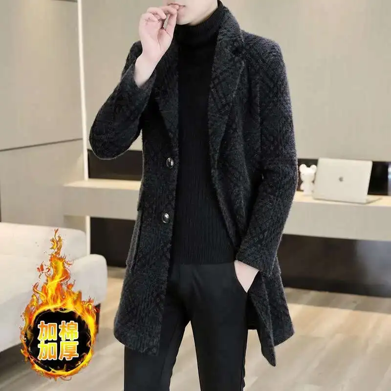 Fashion Woolen Coats Plaid Print Pattern Men Winter Jacket Men Classic Medium Length Trench Slim Fit Overcoat Men Coats Hombre
Fashion Woolen Coats Plaid Print Pattern Men Winter Jacket Men Classic Medium Length Trench Slim Fit Overcoat Men Coats Hombre