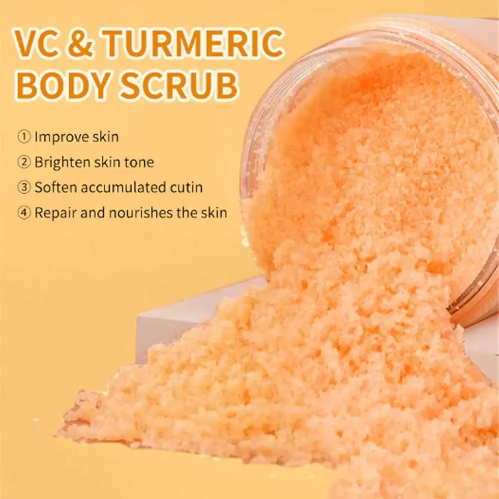 Hot Turmeric Salt Glow Salt Scrub Moisturizing Brighten the Skin Turmeric Bath Scrub Smooth Body Scrub Cream for Body Care
Hot Turmeric Salt Glow Salt Scrub Moisturizing Brighten the Skin Turmeric Bath Scrub Smooth Body Scrub Cream for Body Care