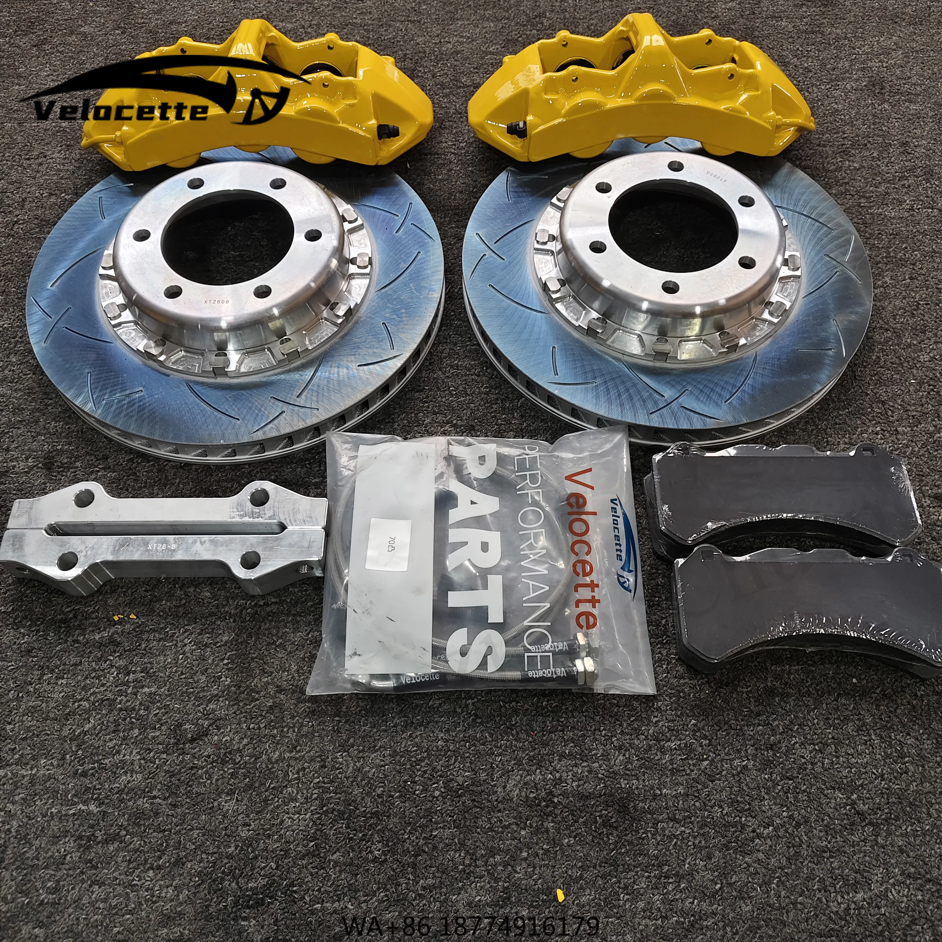 Upgrade Refit GT6 Brake Caliper Front Wheel 355-405mm Brake Caliper Big Brake Kit for ID.3 CC Mondeo
Upgrade Refit GT6 Brake Caliper Front Wheel 355-405mm Brake Caliper Big Brake Kit for ID.3 CC Mondeo