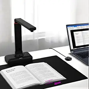 A2/A3 Large Format Overhead Book& Document Scanner 23MP High Resolution Auto- Flatten & Support Multi-Language VIISAN-S21 2025