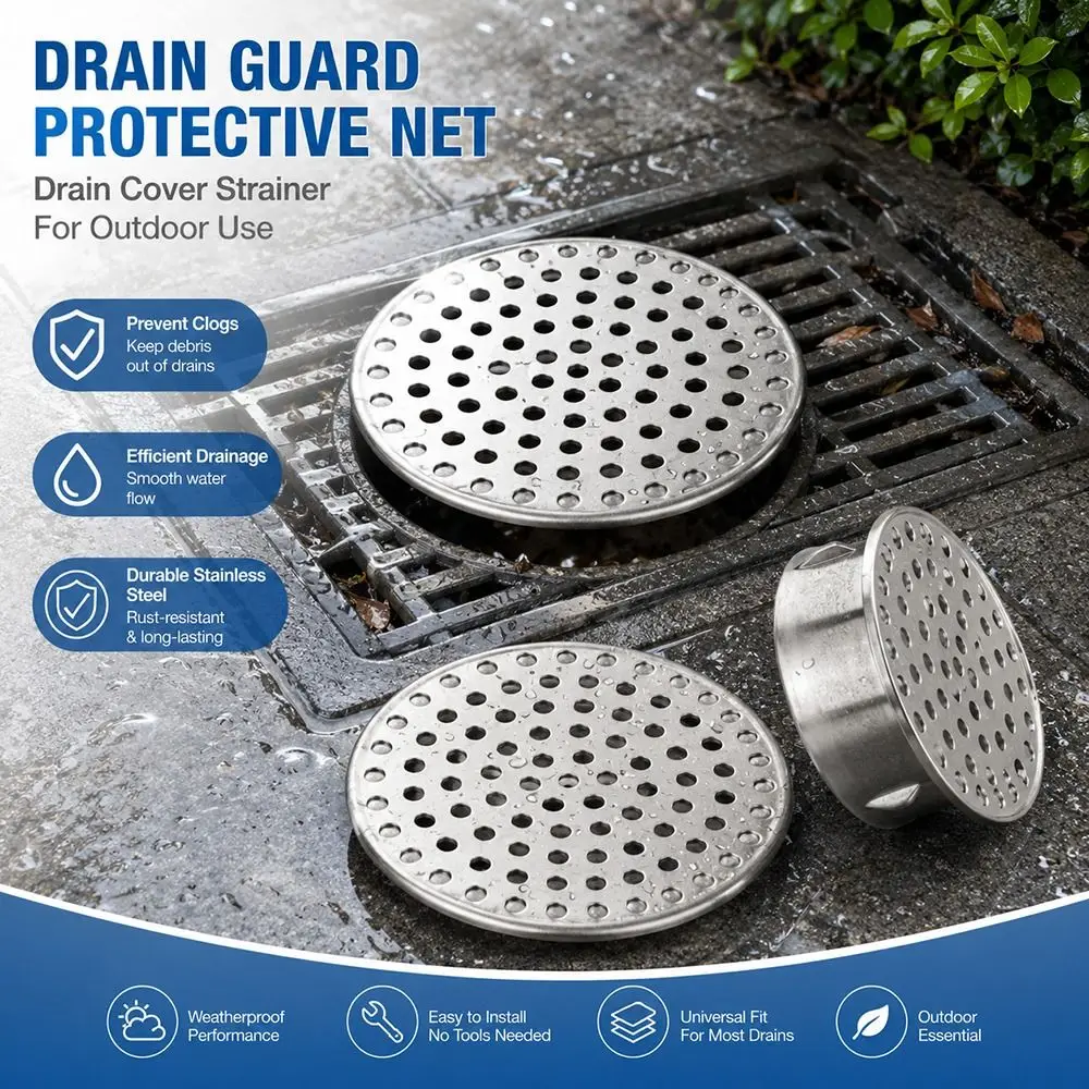 Round Hole Gutter Guard Net Anti-blocking Secondary Drainage Drainage Mesh Cover SUS 304 Stainless Steel Vent
Round Hole Gutter Guard Net Anti-blocking Secondary Drainage Drainage Mesh Cover SUS 304 Stainless Steel Vent