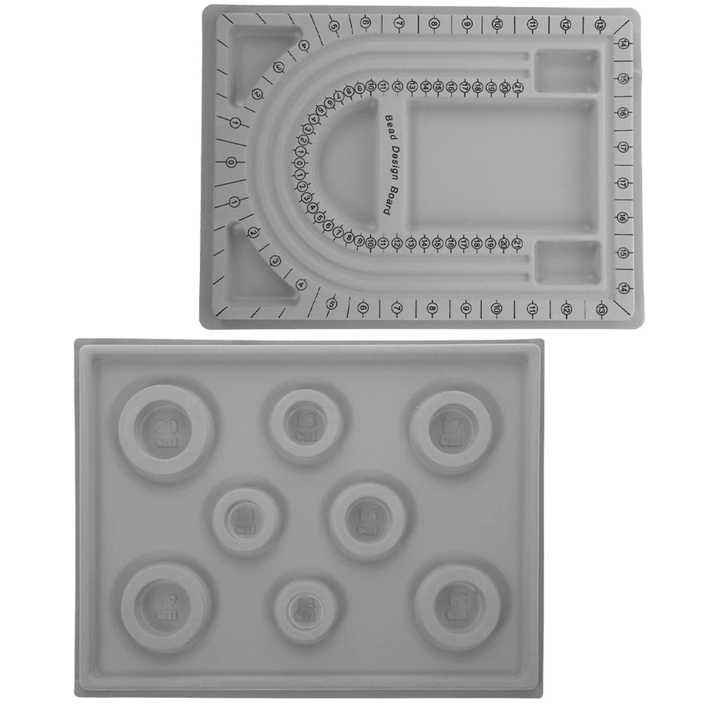 2Pcs Necklace Design Plate Durable Bead Tray for Making Bracelet Earrings Jewelry Tools Adjustable Length Board
2Pcs Necklace Design Plate Durable Bead Tray for Making Bracelet Earrings Jewelry Tools Adjustable Length Board