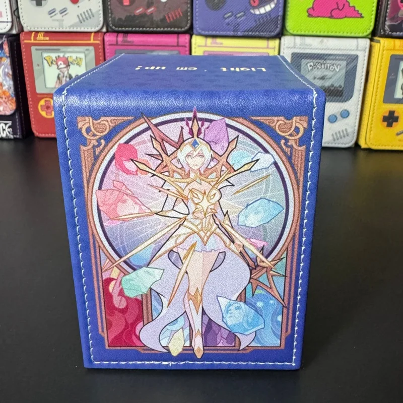 Suitable for TCG Riftbounds The Lady of Luminosity Board Game Card Box Magnetic Leather UA Lux Game Collection Card Storage Box
Suitable for TCG Riftbounds The Lady of Luminosity Board Game Card Box Magnetic Leather UA Lux Game Collection Card Storage Box