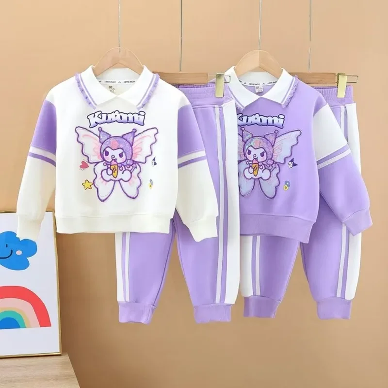 Sweet My Melody Anime Kawaii MINISO Long Sleeve Hoodie Set Cute Kuromi Ins Embroidery Base Hoodie Pants Gifts for Kids
Sweet My Melody Anime Kawaii MINISO Long Sleeve Hoodie Set Cute Kuromi Ins Embroidery Base Hoodie Pants Gifts for Kids