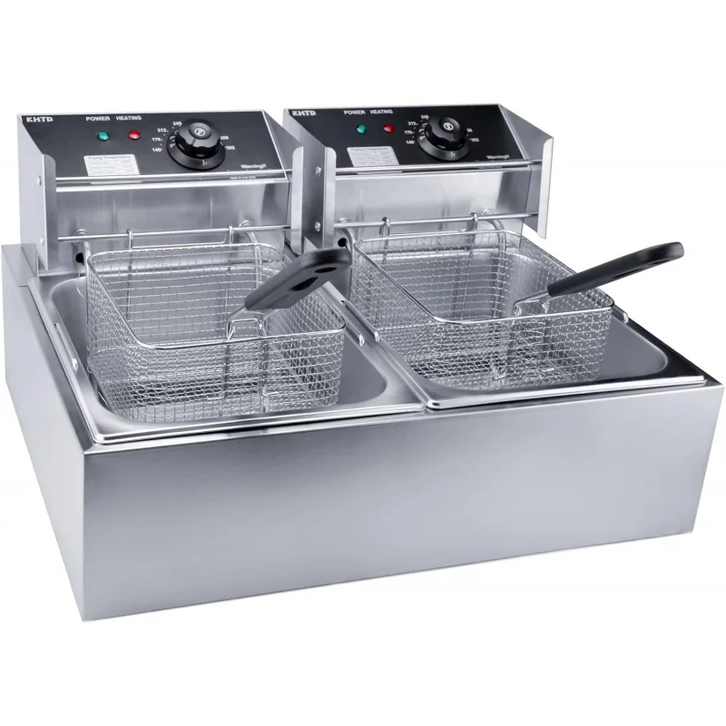 (UUX)Deep Basket, 3400W 12.7QT/12L, Detachable Large Capacity Stainless Steel Countertop Electric Oil Fryer with T UQ
(UUX)Deep Basket, 3400W 12.7QT/12L, Detachable Large Capacity Stainless Steel Countertop Electric Oil Fryer with T UQ