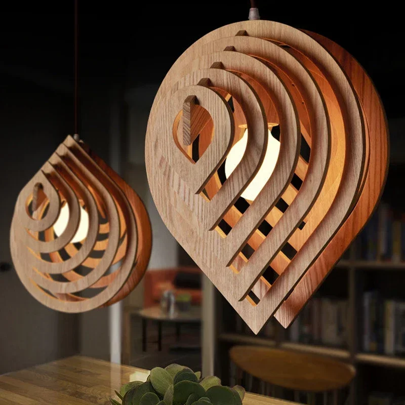 Modern Wood Pendant Light E27 Nordic Wooden Water Drop Pendant Lamp Loft Pendant Lights Dining Room Home Lighting Decor
Modern Wood Pendant Light E27 Nordic Wooden Water Drop Pendant Lamp Loft Pendant Lights Dining Room Home Lighting Decor