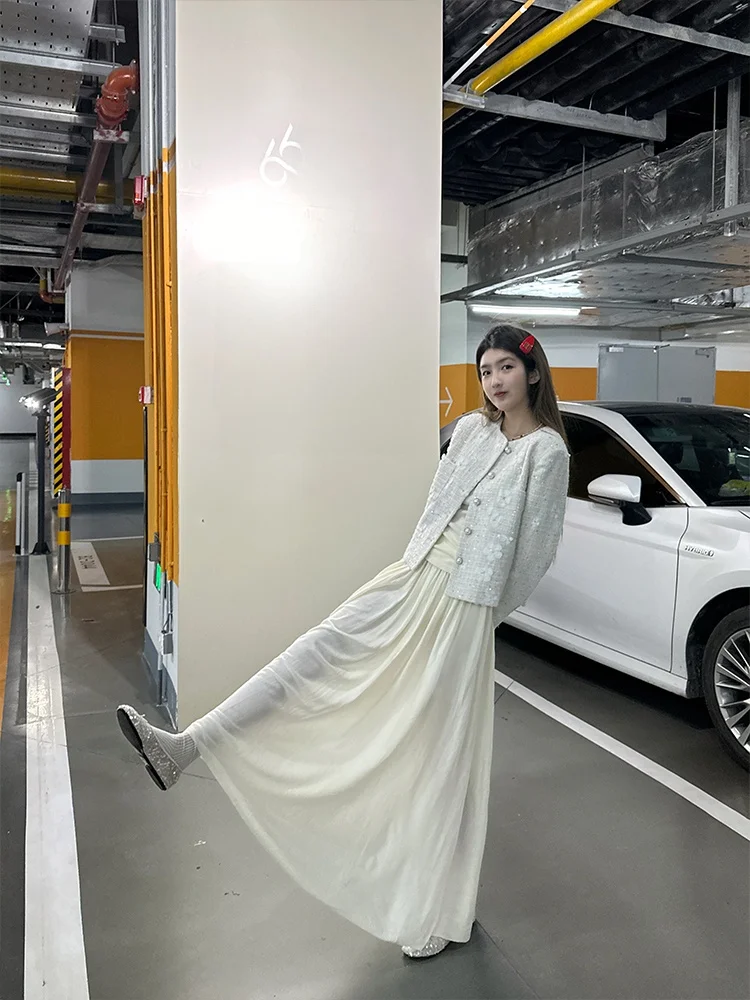 WANNANKE Long Lasting Faionable Knitted Pleated Soft Skirt Casual mid Waist Stand Fit Spring 2024 Pure Color French Sle
WANNANKE Long Lasting Faionable Knitted Pleated Soft Skirt Casual mid Waist Stand Fit Spring 2024 Pure Color French Sle