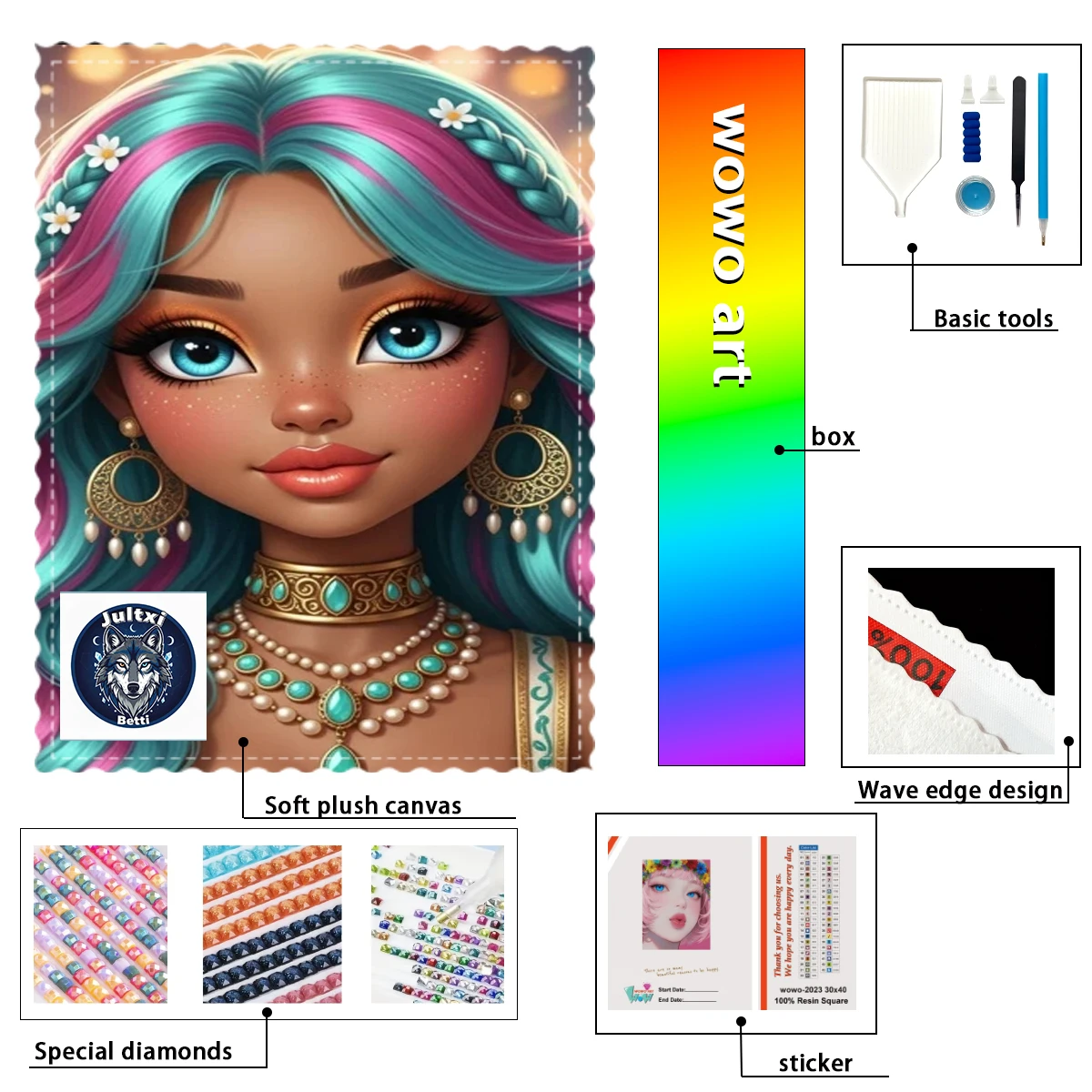 【Betti_ Diamond Art】Girl with colorful hair Crystal AB Rhinestone FD Rhinestone Perfect Resin Diamond
【Betti_ Diamond Art】Girl with colorful hair Crystal AB Rhinestone FD Rhinestone Perfect Resin Diamond