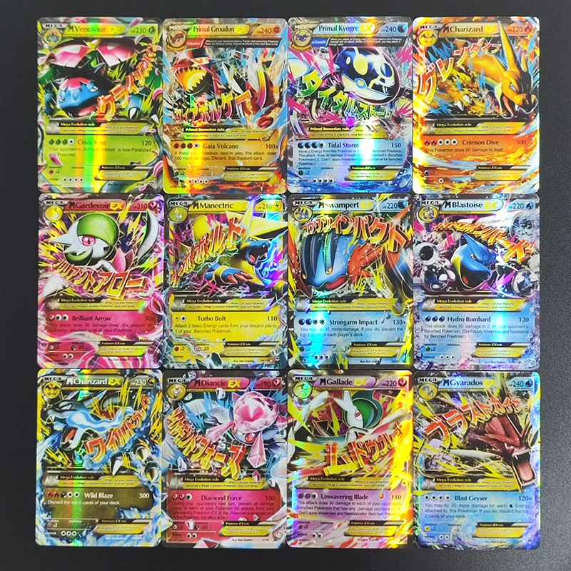 100 шт./кор. DIY PTCG английский Venusaur Charizard Blastoise Cyarados Manectric Mewtwo Lugia Ho-Oh EX коллекция хобби карточная игрушка
100 шт./кор. DIY PTCG английский Venusaur Charizard Blastoise Cyarados Manectric Mewtwo Lugia Ho-Oh EX коллекция хобби карточная игрушка