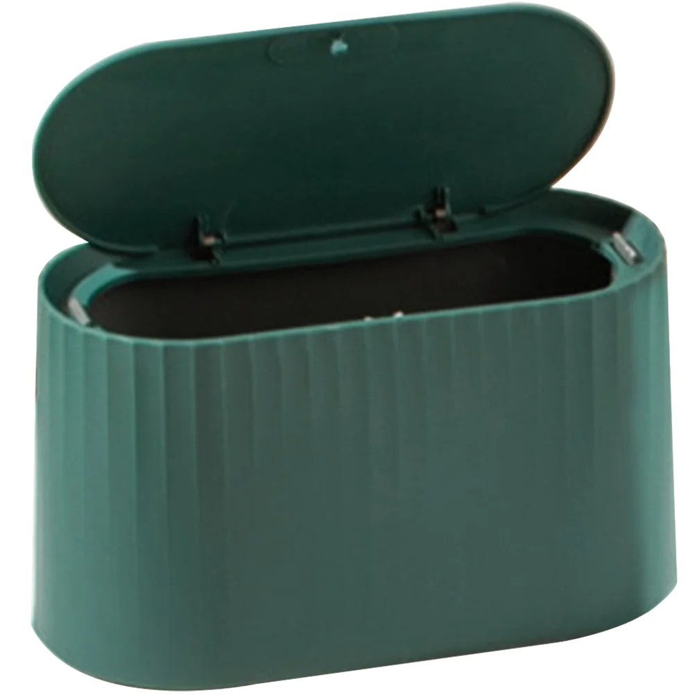 Trash Bin Push Can Rubbish Storage Office Accessory Plastic Box Convenient Bucket Army Green Garbage Holder Table
Trash Bin Push Can Rubbish Storage Office Accessory Plastic Box Convenient Bucket Army Green Garbage Holder Table