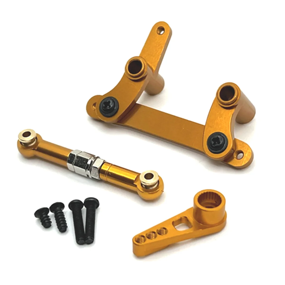 Y04A For SCY 16101 C8805 Metal Steering Assembly Servo Arm Link Rod 1/16 RC Car Upgrade Parts Accessories Gold
Y04A For SCY 16101 C8805 Metal Steering Assembly Servo Arm Link Rod 1/16 RC Car Upgrade Parts Accessories Gold
