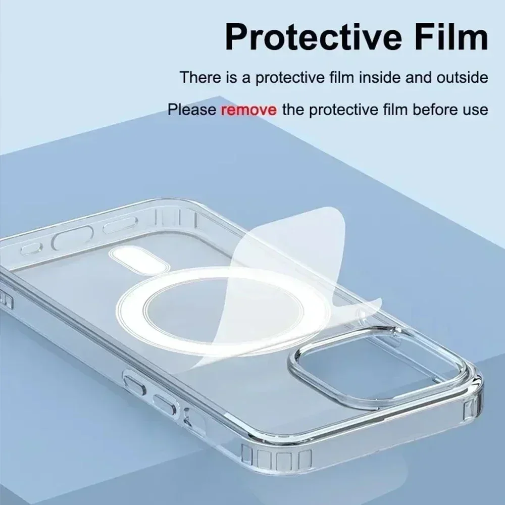 Оригинальный магнитный чехол Vanuoxin для iPhone 15, 14, 13, 12, Mini 11 Pro Max для MagSafe, прозрачный противоударный чехол для телефона, ПК + корпус из ТПУ
Оригинальный магнитный чехол Vanuoxin для iPhone 15, 14, 13, 12, Mini 11 Pro Max для MagSafe, прозрачный противоударный чехол для телефона, ПК + корпус из ТПУ