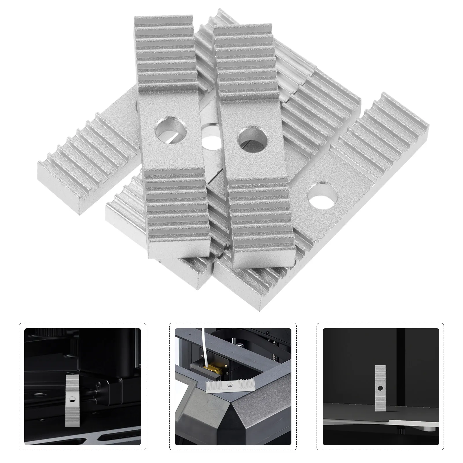 6Pcs Timing Belt Gear Clamp 3D Printer Accessories Aluminum Mounting Block for Versatile Compatible Printer Models
6Pcs Timing Belt Gear Clamp 3D Printer Accessories Aluminum Mounting Block for Versatile Compatible Printer Models