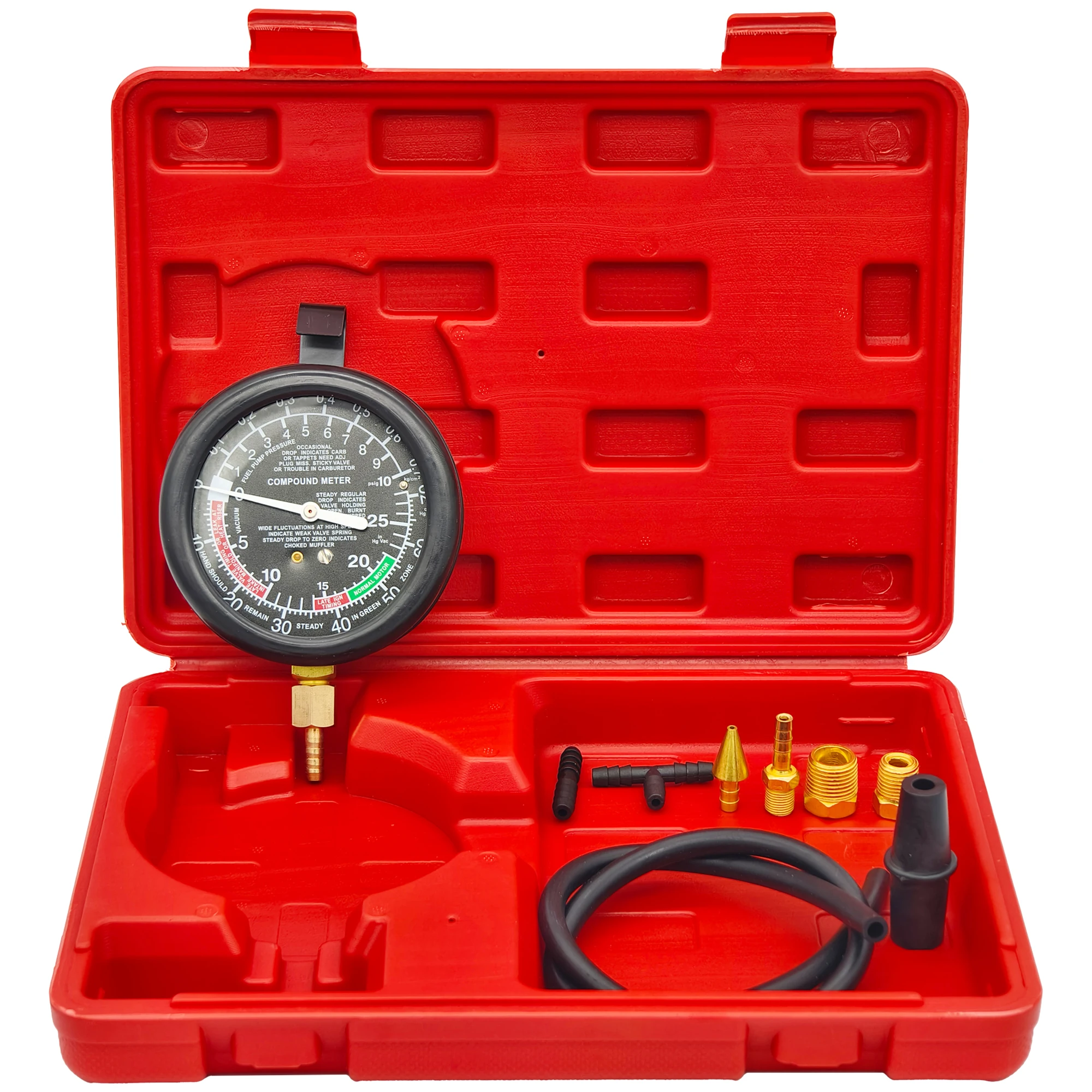Shockproof Vacuum Pressure Gauge Engine Fuel System Sealing Failure Vacuum Gauge Automotive Tools
Shockproof Vacuum Pressure Gauge Engine Fuel System Sealing Failure Vacuum Gauge Automotive Tools