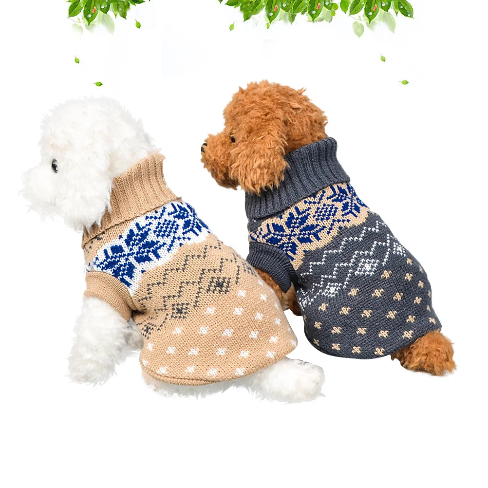 2 Pcs Winter Sweater Pet Small Dog Coat Clothe Warm Fashion Clothes Sweaters Male 
2 Pcs Winter Sweater Pet Small Dog Coat Clothe Warm Fashion Clothes Sweaters Male