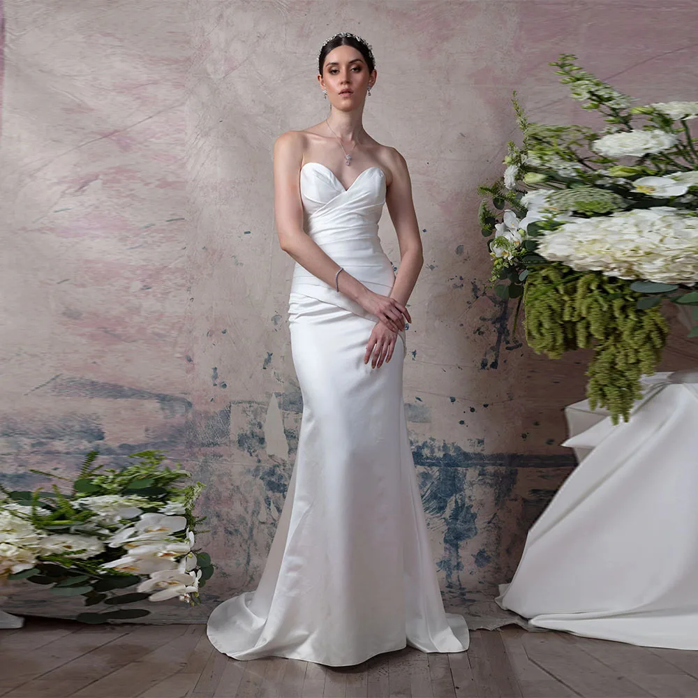 Роскошное атласное свадебное платье в форме сердца и русалки по индивидуальному заказу, съемная юбка с открытой спиной и молнией, женское вечернее платье для свадьбы
Роскошное атласное свадебное платье в форме сердца и русалки по индивидуальному заказу, съемная юбка с открытой спиной и молнией, женское вечернее платье для свадьбы