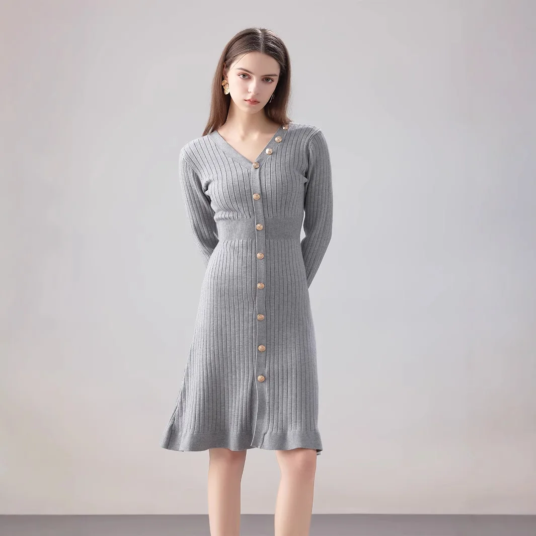 Women's Knitted Sweater Dr Midi Dr Base Layer Inner Wear Knee-Length Dr Faionable Cotton Material Spring Season
Women's Knitted Sweater Dr Midi Dr Base Layer Inner Wear Knee-Length Dr Faionable Cotton Material Spring Season