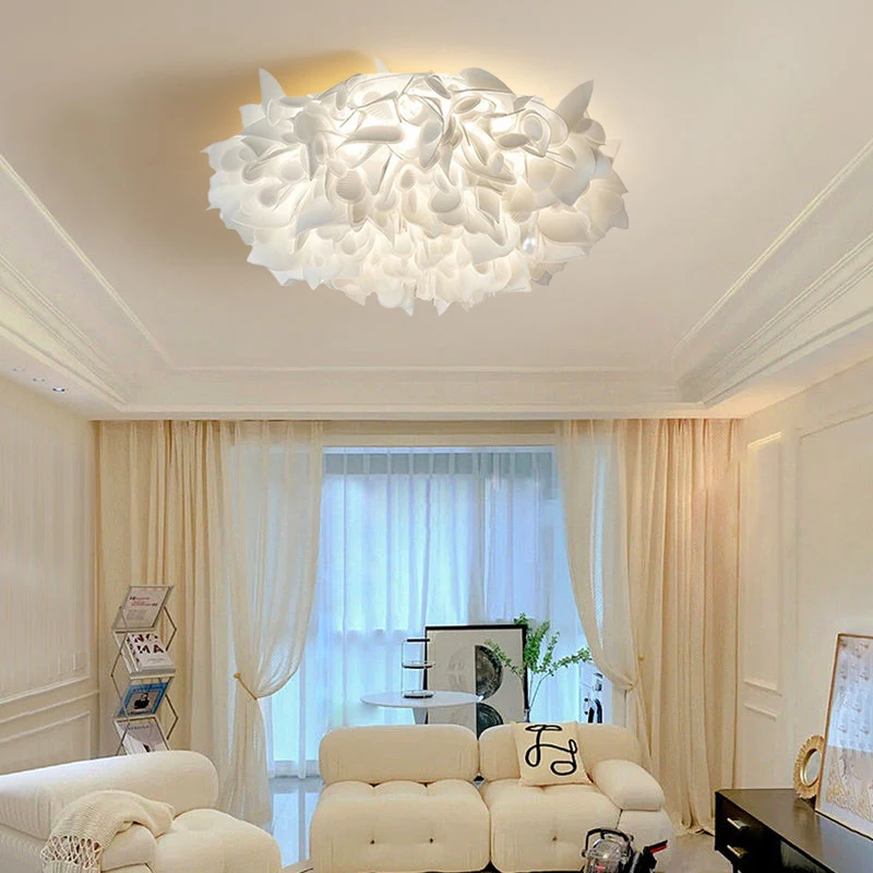 Italian Romantic White Flower LED Ceiling Lights Bedroom Living Room Lamp Remote Control Dimming Home Decor Hanglamp PVC
Italian Romantic White Flower LED Ceiling Lights Bedroom Living Room Lamp Remote Control Dimming Home Decor Hanglamp PVC