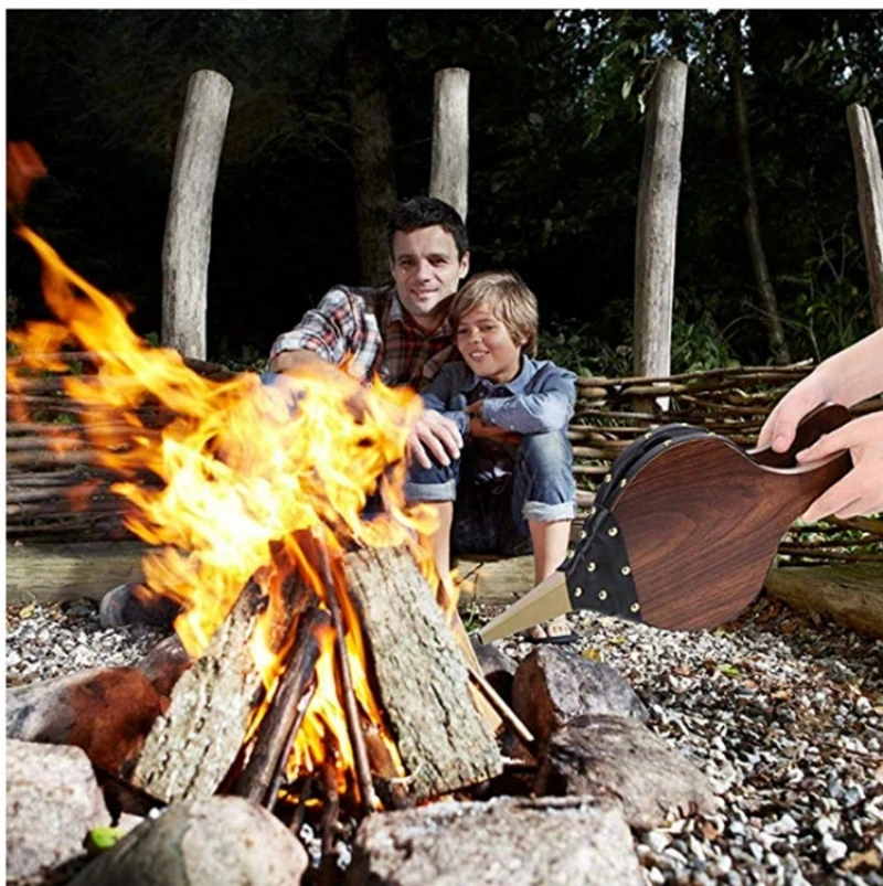 Hot Portable Manual Barbecue Stove Hair Dryer Manual Fan Outdoor Barbecue Equipment Leather Corrugated Tube Stove Barbecue Tool
Hot Portable Manual Barbecue Stove Hair Dryer Manual Fan Outdoor Barbecue Equipment Leather Corrugated Tube Stove Barbecue Tool