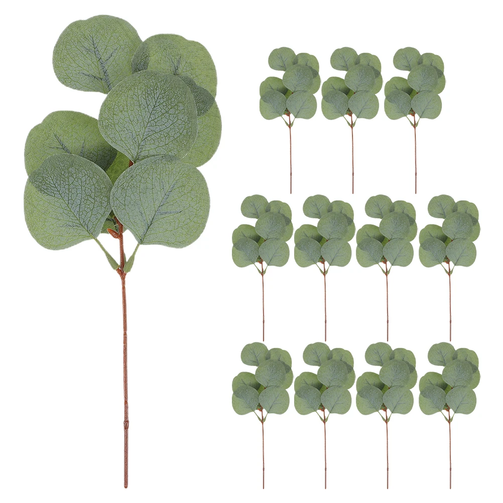 12 Pcs Wedding Decor Simulated Eucalyptus Leaves Fake Decors Aitificial Stems Cutting Artificial Leaf Green Branches
12 Pcs Wedding Decor Simulated Eucalyptus Leaves Fake Decors Aitificial Stems Cutting Artificial Leaf Green Branches
