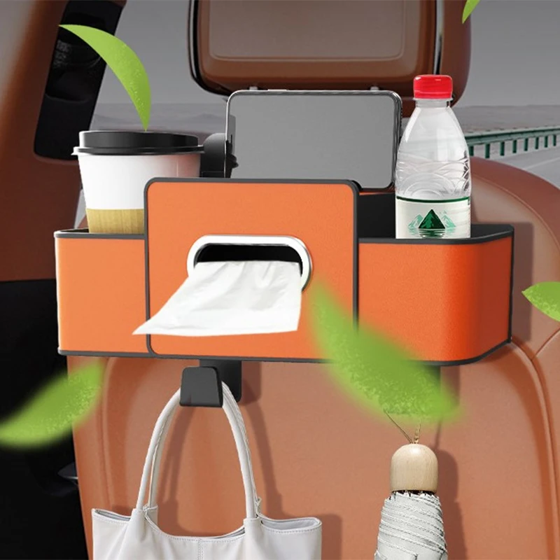 Compact Car Seat Organizer Featuring Tissue Dispenser, Dual Cup Holders, Hooks for Headrest & Multifunction Car
Compact Car Seat Organizer Featuring Tissue Dispenser, Dual Cup Holders, Hooks for Headrest & Multifunction Car