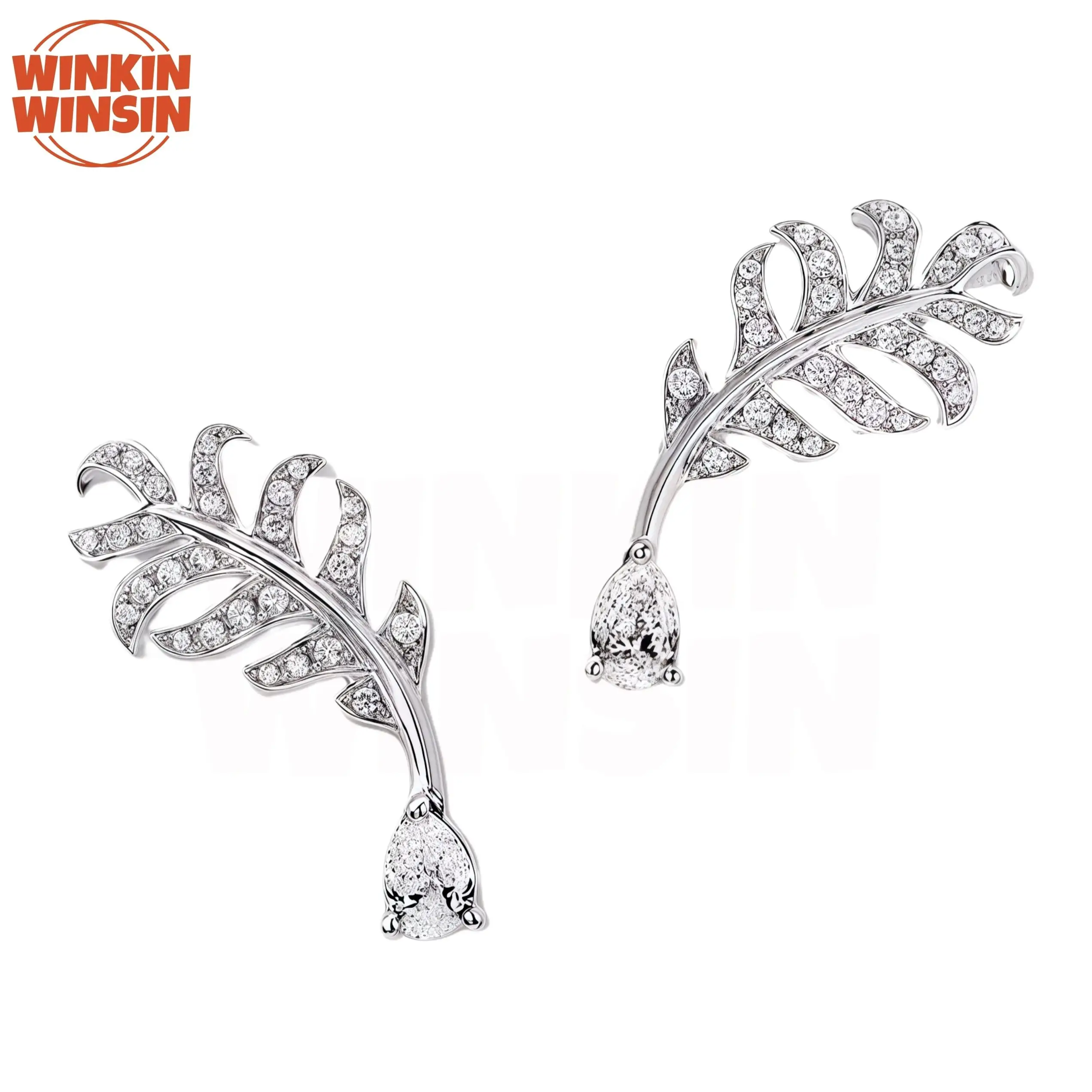 Winkin Winsin Real s 925 Sterling Silver Stud Drop Earrings Feather Design Water Drop Zircon Eardrop Earrings For Women Jewelry
Winkin Winsin Real s 925 Sterling Silver Stud Drop Earrings Feather Design Water Drop Zircon Eardrop Earrings For Women Jewelry