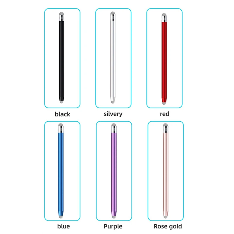 Mesh Fiber Capacitive Stylus Pen Double Nib Touch Screen Pens Drawing Pen For Universal Capacitive Screen Smart Phone Tablet
Mesh Fiber Capacitive Stylus Pen Double Nib Touch Screen Pens Drawing Pen For Universal Capacitive Screen Smart Phone Tablet