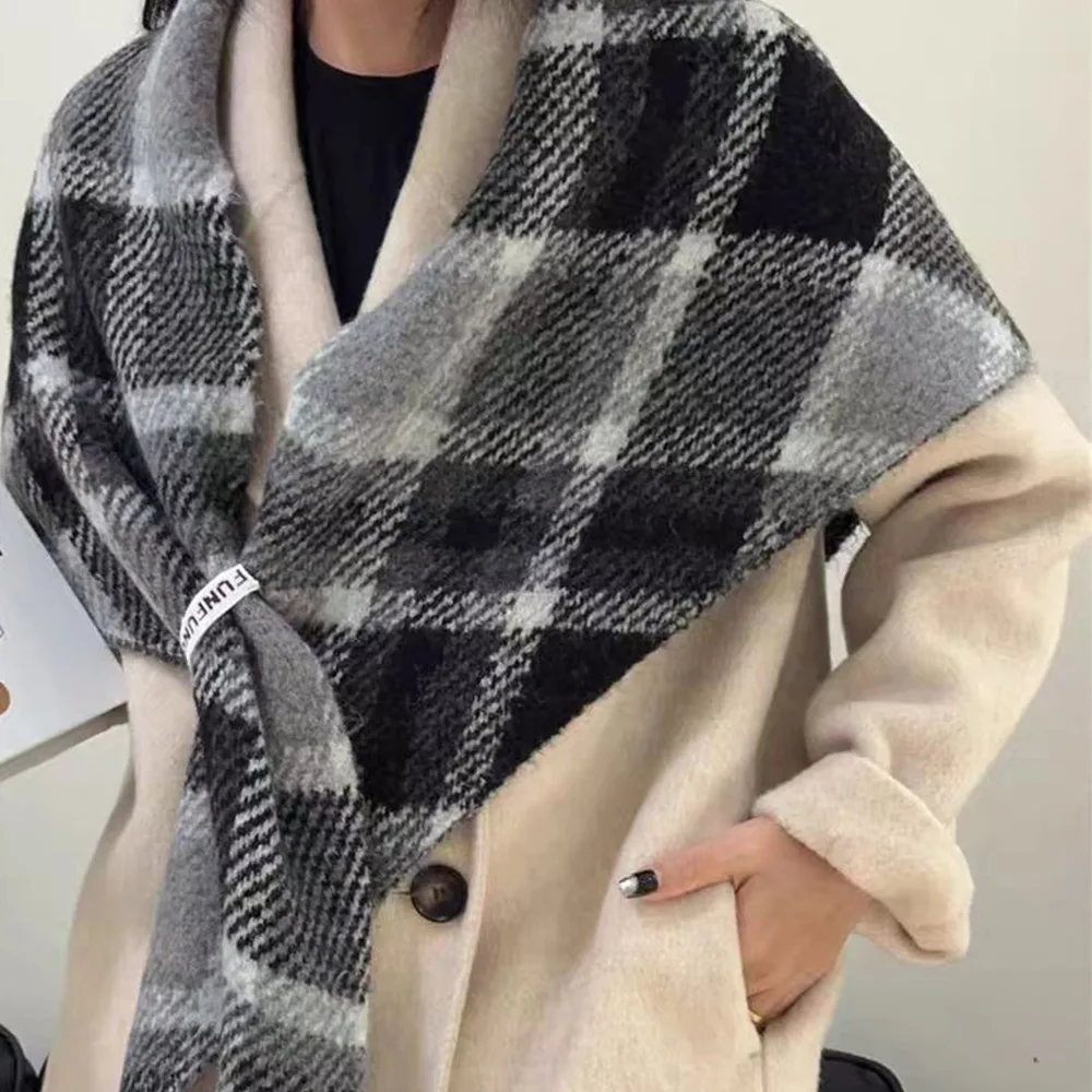 Клетчатая треугольная накидка-шаль, мягкий шарф Майяра, открытый кардиган, свободный шерстяной шарф на осень и зиму
Клетчатая треугольная накидка-шаль, мягкий шарф Майяра, открытый кардиган, свободный шерстяной шарф на осень и зиму