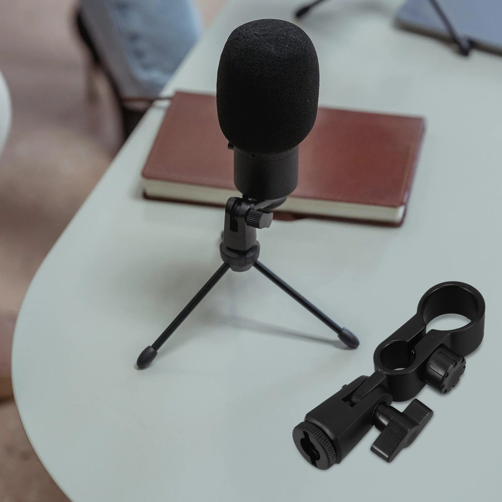 2pcs Microphone Clip Clamp Shockproof Stand Adjustable Plastic Mic Holder for Handheld Interview KTV Live Performance Clamp on
2pcs Microphone Clip Clamp Shockproof Stand Adjustable Plastic Mic Holder for Handheld Interview KTV Live Performance Clamp on