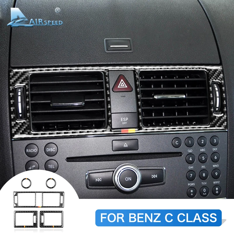 Real Soft Carbon Fiber Trim for Mercedes Benz W204 2007 2008 2009 2010 Interior Car Air Conditioning Outlet Frame Accessories
Real Soft Carbon Fiber Trim for Mercedes Benz W204 2007 2008 2009 2010 Interior Car Air Conditioning Outlet Frame Accessories