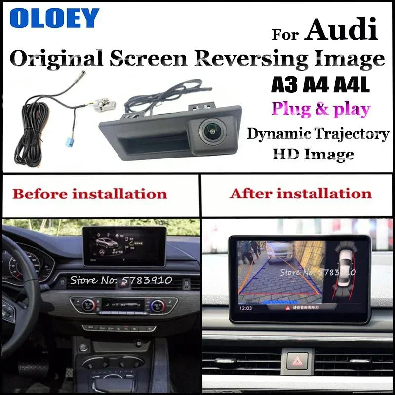 For Audi A3 A4 A4L 2016 2017 2018 2019 Original Screen Upgrade Trunk Handle Reversing Backup Rear camera PQ MIB MQ
For Audi A3 A4 A4L 2016 2017 2018 2019 Original Screen Upgrade Trunk Handle Reversing Backup Rear camera PQ MIB MQ