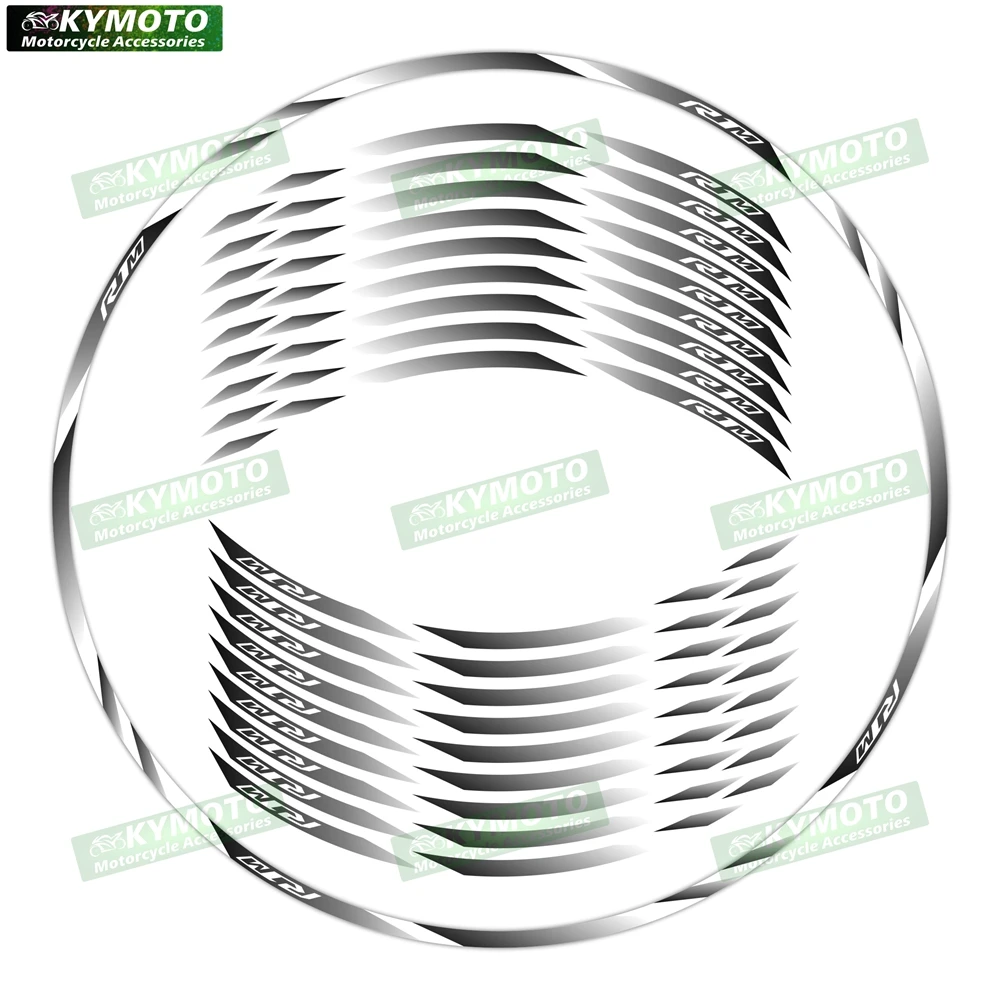 New 17 inch wheel decals not easy to fall off reflective wheel rim waterproof stickers suitable for Yamaha R1M motorcycle
New 17 inch wheel decals not easy to fall off reflective wheel rim waterproof stickers suitable for Yamaha R1M motorcycle
