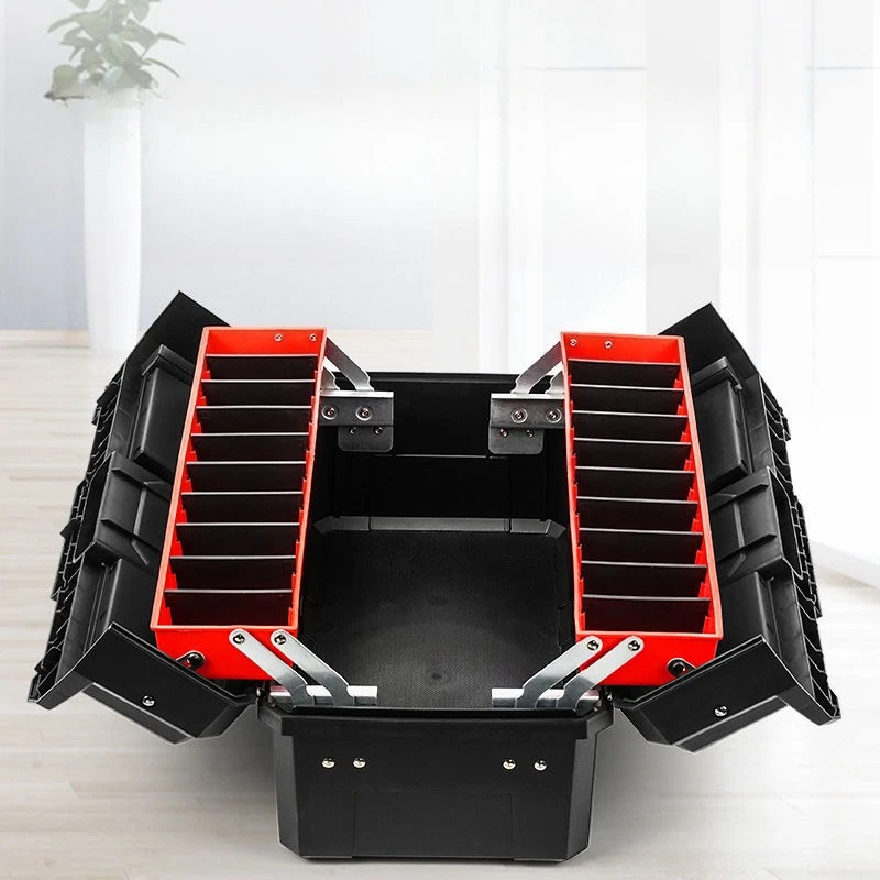Three-layer folding toolbox Hardware storage box Household portable extra large industrial grade multi-functional vehicle
Three-layer folding toolbox Hardware storage box Household portable extra large industrial grade multi-functional vehicle