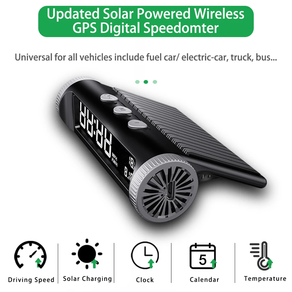 HUD Head Up Display Car Accessories Wireless Digital Speedometer Driving Alarm Overspeed Alarm Solar-powered Car High Quality
HUD Head Up Display Car Accessories Wireless Digital Speedometer Driving Alarm Overspeed Alarm Solar-powered Car High Quality