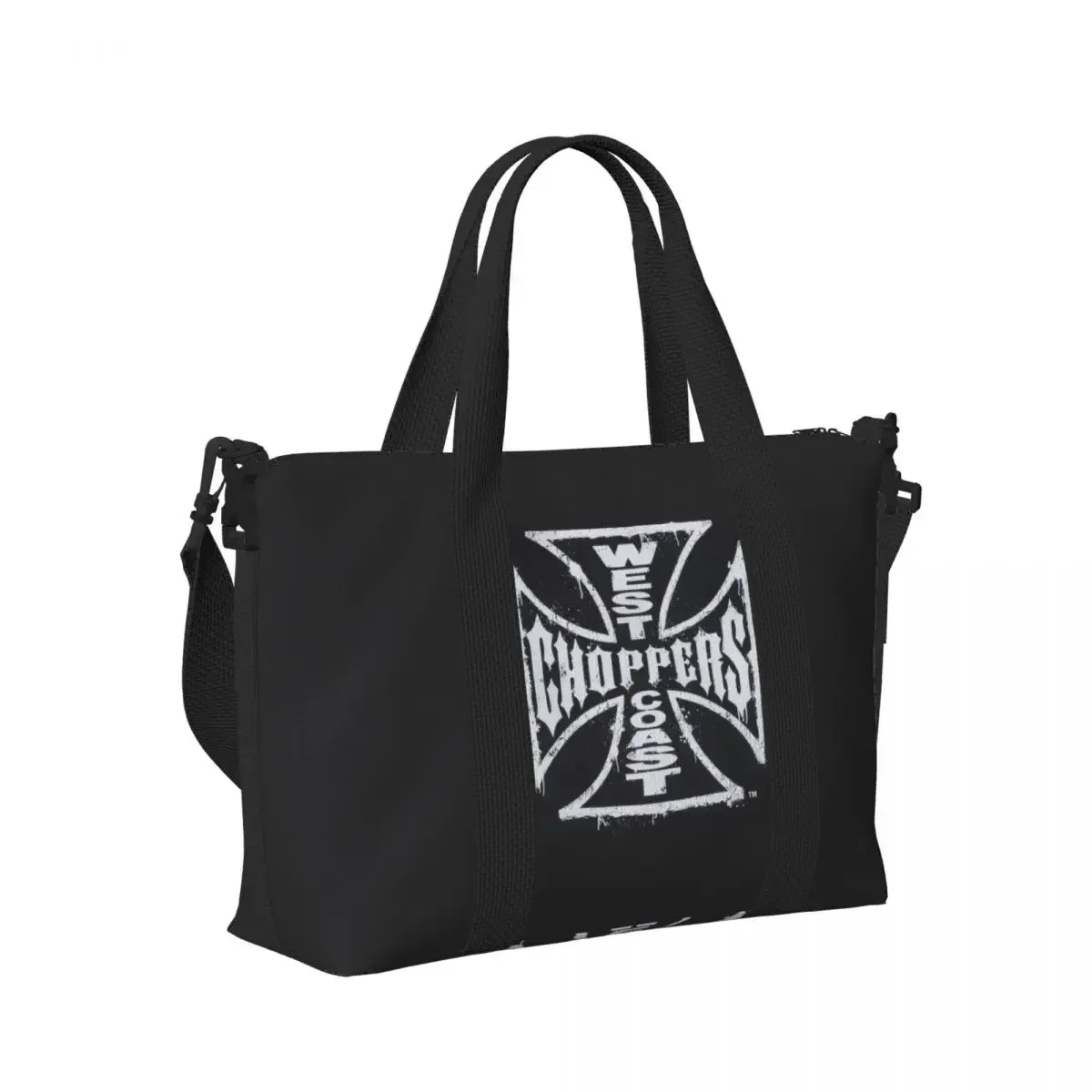 West Coast Iron Cross Choppers Beach Travel Bag Large Capacity Tote Bags for Gym Sport Women Shopping Duffle Shoulder Bag
West Coast Iron Cross Choppers Beach Travel Bag Large Capacity Tote Bags for Gym Sport Women Shopping Duffle Shoulder Bag