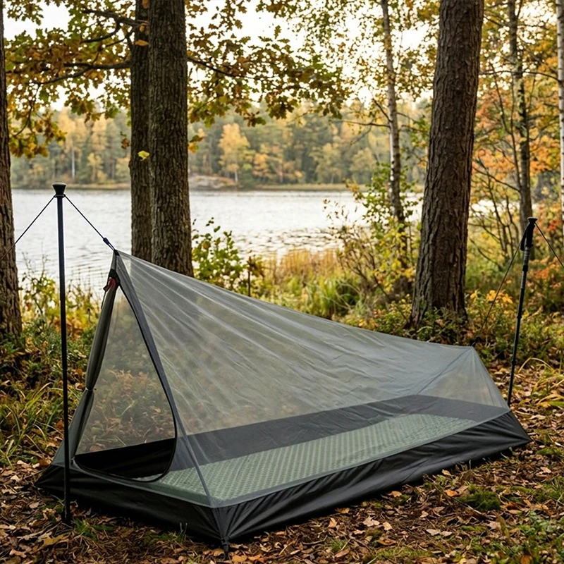 Mesh Tent Outdoor Camping Hiking Single-Person Inner Tent Portable Anti-Mosquito and Insect Lightweight Breathable Tent
Mesh Tent Outdoor Camping Hiking Single-Person Inner Tent Portable Anti-Mosquito and Insect Lightweight Breathable Tent