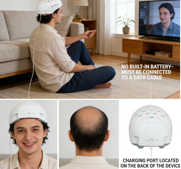 COZING-C300 Corded Laser Hair Growth Cap 6750mW Output 300 Laser Diodes Clinical Scalp Treatment for Alopecia Totalis
COZING-C300 Corded Laser Hair Growth Cap 6750mW Output 300 Laser Diodes Clinical Scalp Treatment for Alopecia Totalis