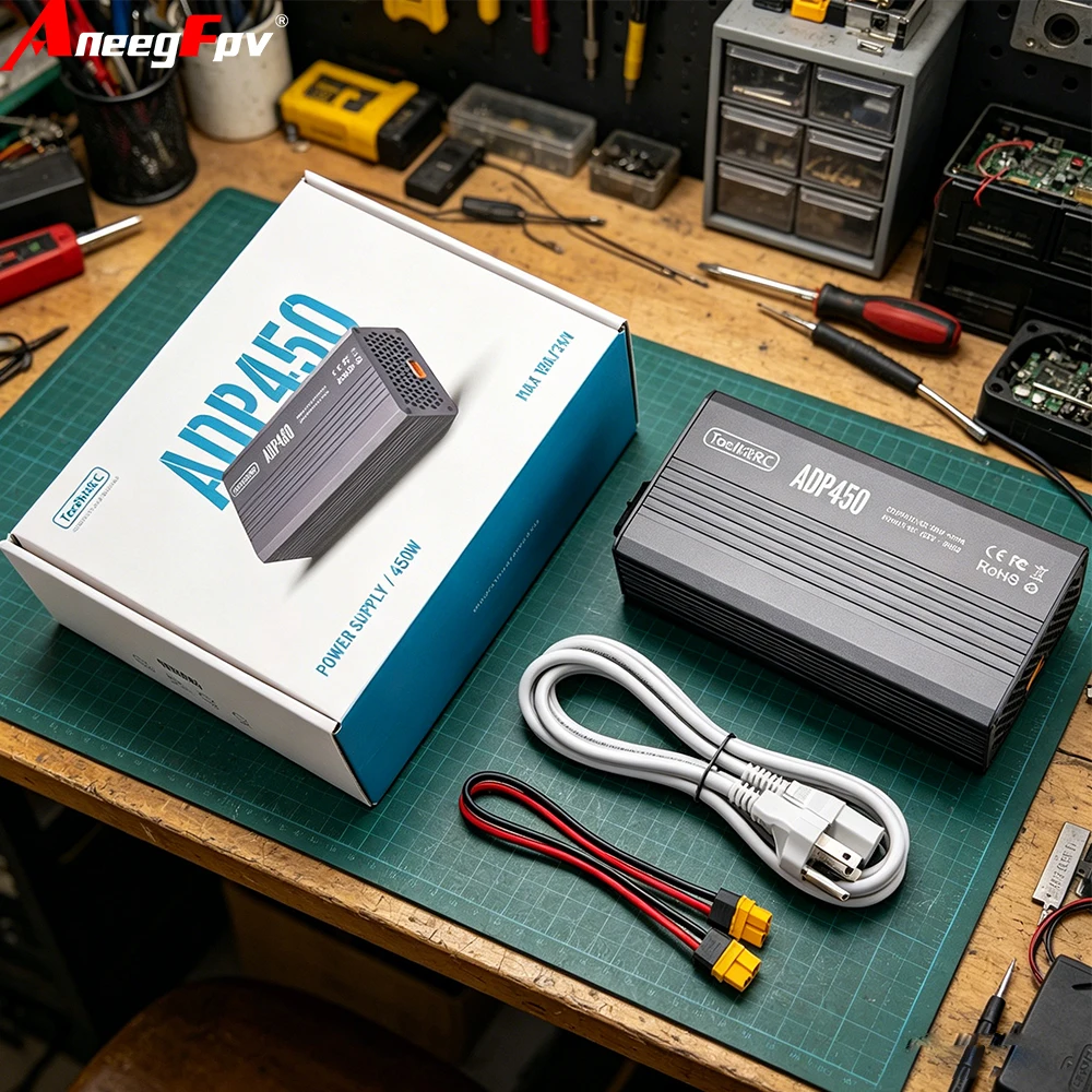 ToolkitRC ADP450 Power Supply Adapter 450W XT60 output 24V19A AC input 100V-240V for ToolkitRC M8D M6D M8P M9 Battery Charger
ToolkitRC ADP450 Power Supply Adapter 450W XT60 output 24V19A AC input 100V-240V for ToolkitRC M8D M6D M8P M9 Battery Charger