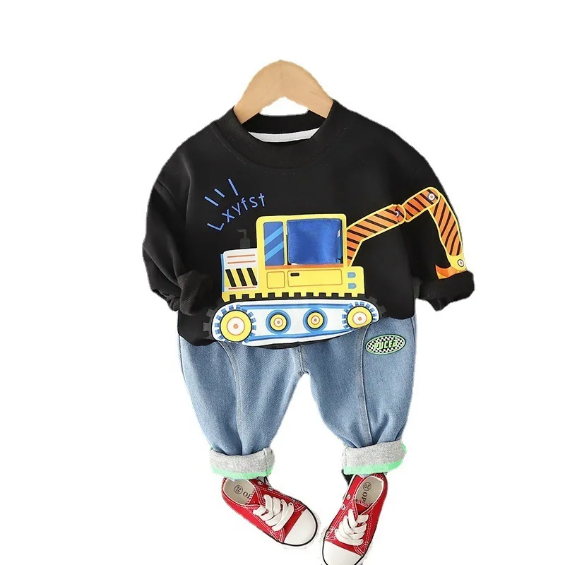 New Spring Autumn Fashion Baby Boys Clothes Children Girls Cartoon T-Shirt Pants 2Pcs/Set Toddler Casual Costume Kids Tracksuits
New Spring Autumn Fashion Baby Boys Clothes Children Girls Cartoon T-Shirt Pants 2Pcs/Set Toddler Casual Costume Kids Tracksuits