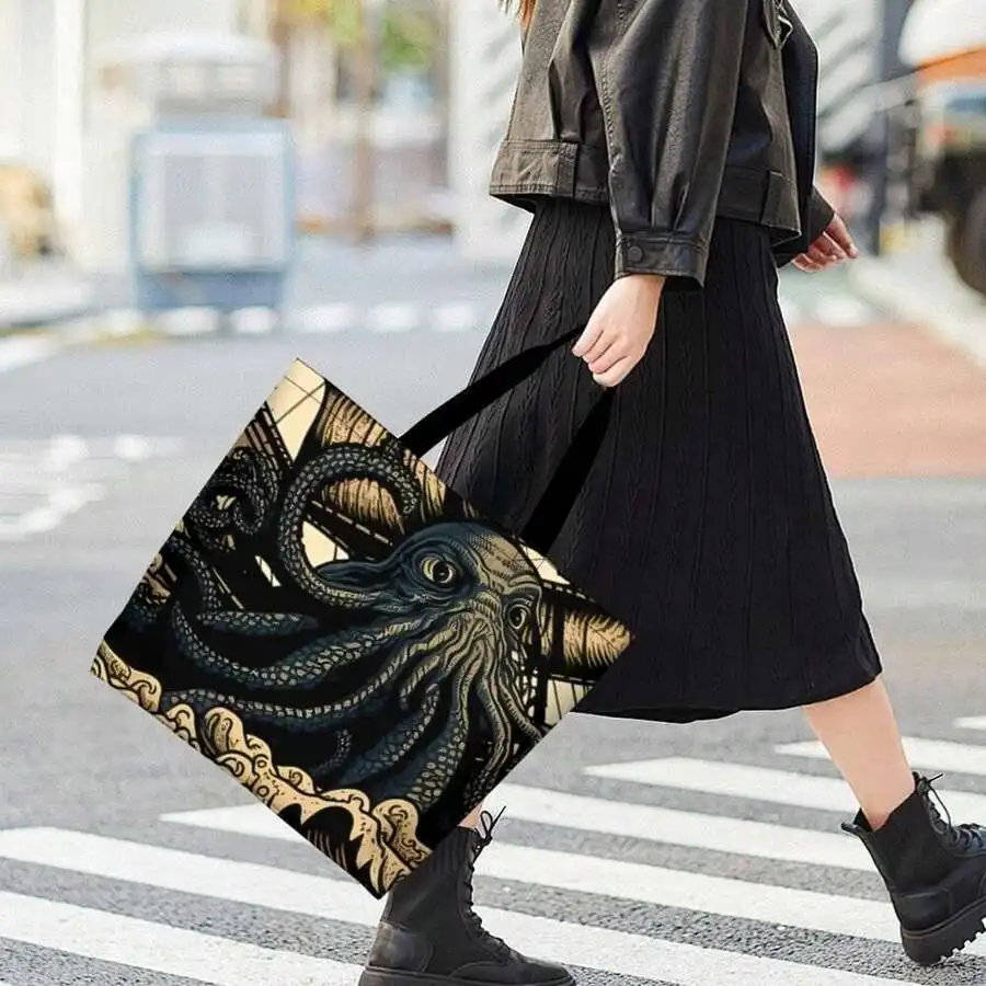 Vintage Nautical Octopus Graphic Tote Bag Casual Handbag For Women Men
Vintage Nautical Octopus Graphic Tote Bag Casual Handbag For Women Men