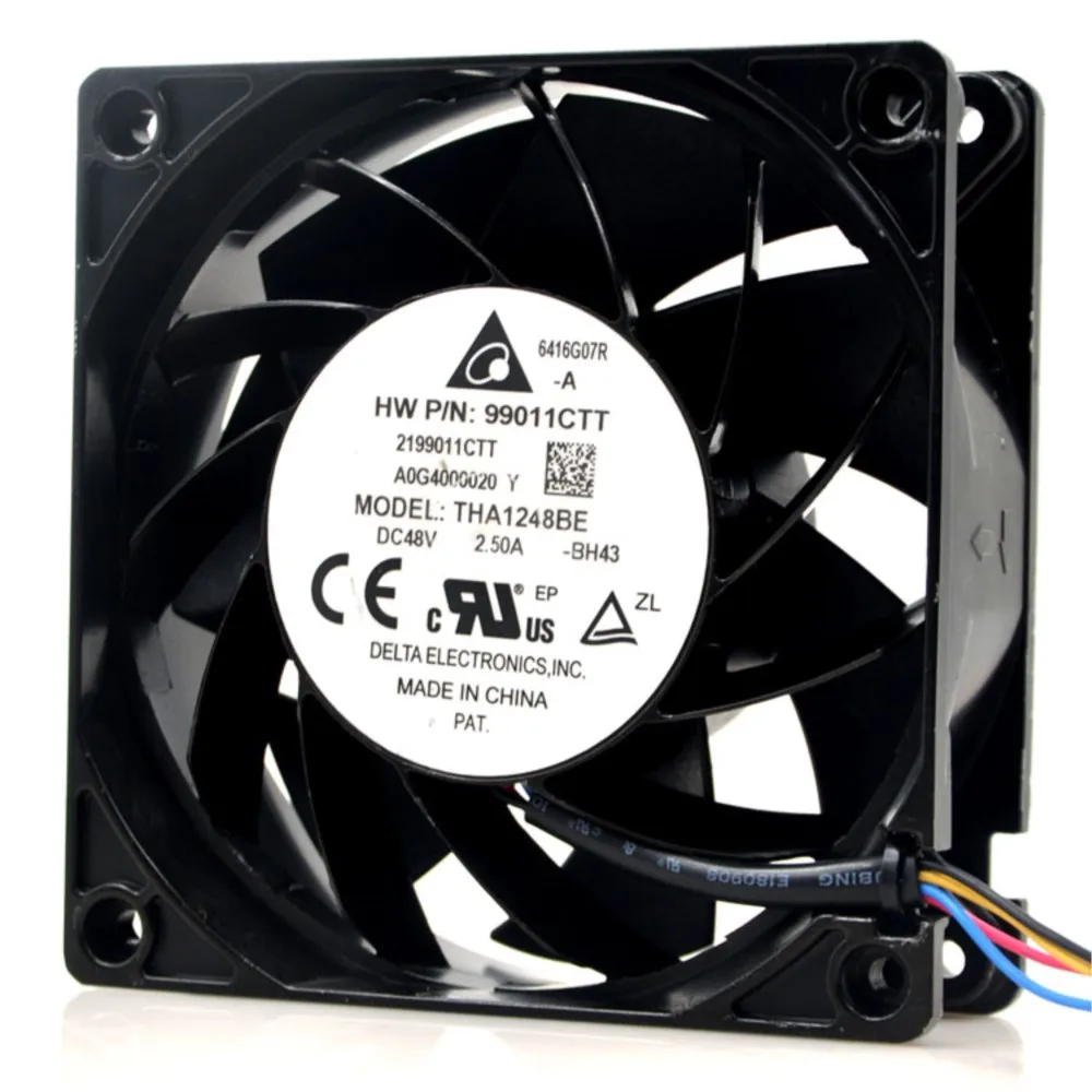 Вентилятор 120 мм 48 В для Delta THA1248BE 12038 120x120x38 мм DC 2,5 А 12 см 4-контактный высокоскоростной поток воздуха CFM охлаждение
Вентилятор 120 мм 48 В для Delta THA1248BE 12038 120x120x38 мм DC 2,5 А 12 см 4-контактный высокоскоростной поток воздуха CFM охлаждение